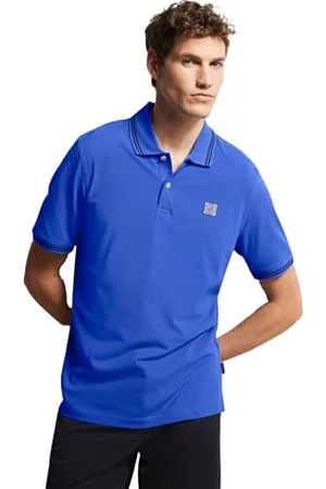 Bugatti 8150-55001a Polo, blu-350, XL Uomo