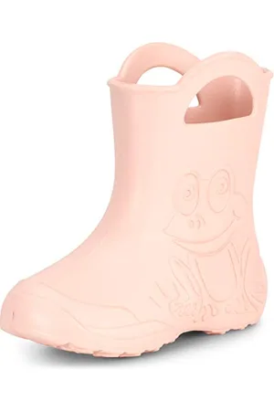 Ladeheid Stivali Bambino e Bambina in Gomma Comodi Stivali Pioggia Bambino con Motivo a Rana LA-CA-01 ( , 34/35 EU)