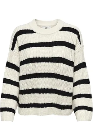 JDY Justy L/S Stripe Pullover Knt Noos, Pullover Donna, , M