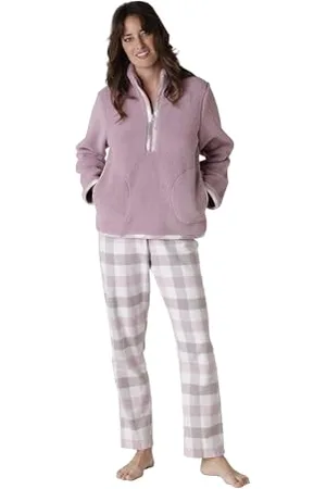 Lovable Chiuso con Zip Pelliccetta e Flanella Homewear, , S Donna