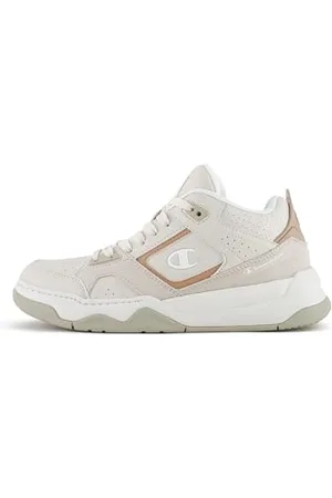 Champion Overtime W Mid, Sneakers Donna, Sabbia/Rosa Pallido (YS094), 38 EU