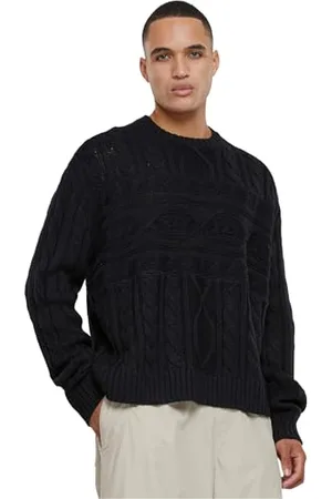 Urban classics Set in Boxy Sweater Maglia di Tuta, Black, S Uomo