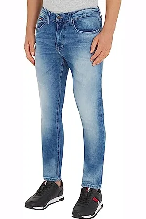 Tommy Hilfiger Austin Slim Tapered WLBS DM0DM09555 Pantaloni di Jeans, (Wilson Light Blue Stretch), 31W / 30L Uomo