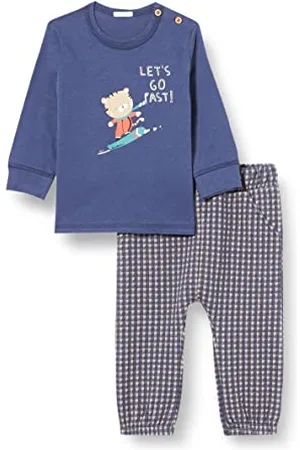 Benetton Comp(Maglia+Pant) 3ATNMM29I Pantaloni, , 62 Bimbo 0-24