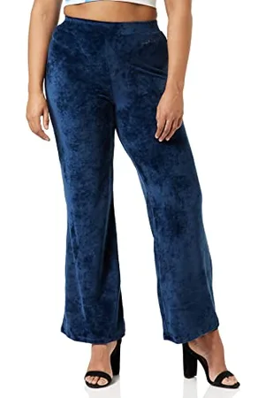 KENDALL + KYLIE KENDALL & KYLIE K&K W Velour High Rise Flare Pants KKW3711720, , L Women