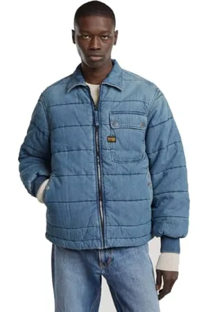 G-Star Uomo Padded Zip Bomber, (faded bora wind D25201-D777-G794), L