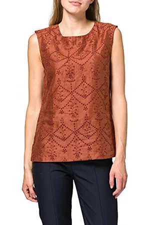 Apart Bluse mit Stickerei Camicetta Lunga, , Taglia Unica Donna