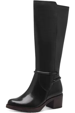 Tamaris Stivali Lunghi da Donna, Imbottiti, con Controllo Elasticizzato e Duo-Tex, Stivaletto, , 39 EU