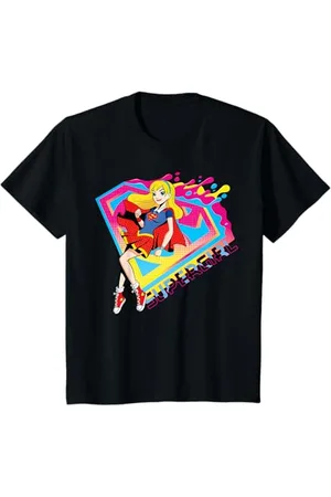 DC Comics Originals Bambino DC Kids Superhero Girls Supergirl Logo Drips Maglietta