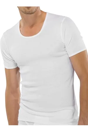 Schiesser Giacca 1/2 Canottiera, Opaco, (Weiß (100-weiss), 6XL Uomo