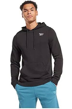 Reebok Pullover con Logo Identity French Terry Felpa con, , S Uomo