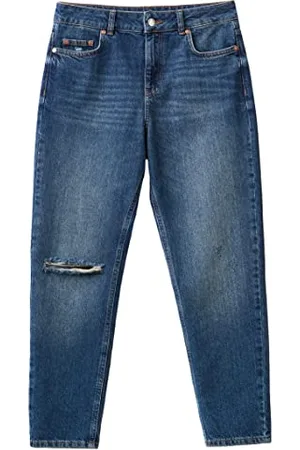 Benetton Pantalone 49BTDF02Z Jeans, , 35 Donna