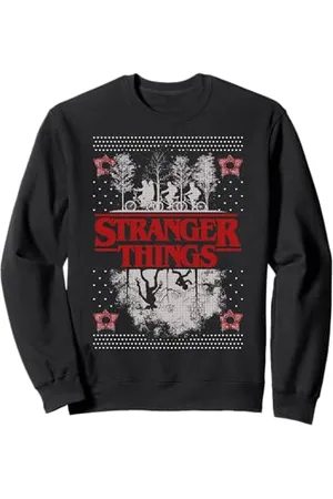 Stranger Things Netflix Natale Ugly Sweater Style Felpa