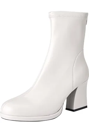 Pinko JOMELI Tronchetto Similpelle S, Stivaletto Donna, I41_Grigio Perla, 37 EU