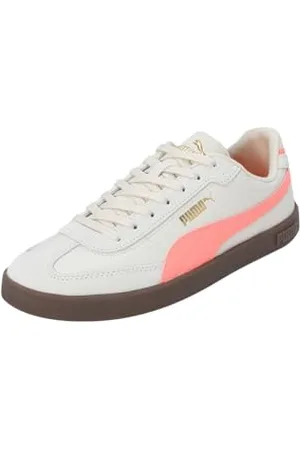PUMA Club II Era, Sneaker Unisex-Adulto, Alpine Snow-Fluro Peach PES-Gum, 45 EU