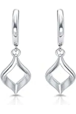 MONTEVERDI MONJ-ER0291 - Orecchini da donna in sterling 925 rodiato, 20 mm, Eine Größe, sterling, Nessuna pietra preziosa