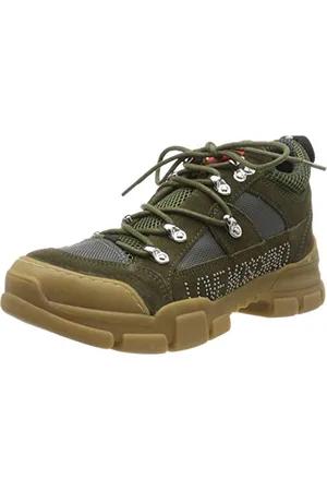 Moschino Scarpadonna Trekking, Sneaker a Collo Alto Donna, Verde (Verde 85a), 36 EU