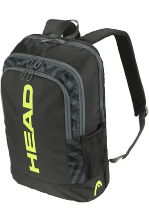 Head Base Backpack, Zaino da Tennis, Nero/Giallo, L (17 l)