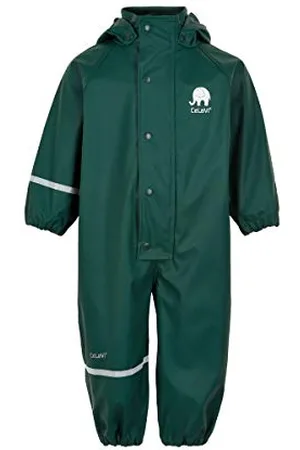 CeLaVi Regenanzug Einteilig in Vier Farben Giacca Impermeabile, (Grün), 98/104 (Taglia Produttore: 100) Bambino