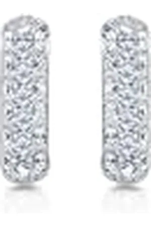 MONTEVERDI MONJ-ER0248 - Orecchini a cerchio da donna, in sterling 925 rodiato, 13 mm, Eine Größe, sterling, Nessuna pietra preziosa
