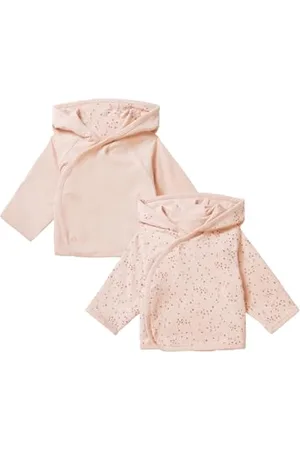 Noppies Cardigan Naper Reversible all Over Print Maglione, Rose Smoke-P778, 56 cm Unisex-Bimbi