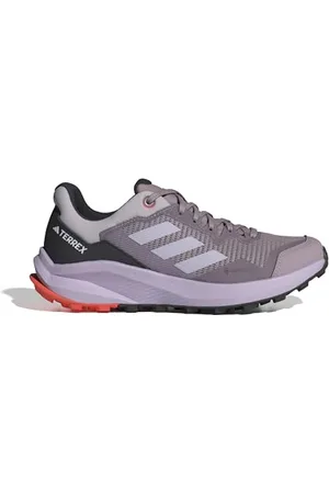 adidas Terrex Rider Gore-Tex Trail Running Shoes, Scarpe Donna, preloved Fig/Silver Dawn/Orange, 36 2/3 EU