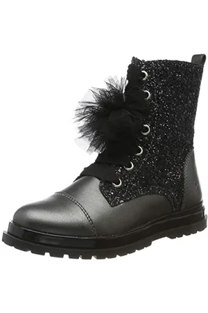 Primigi PGM 44406, Stivaletti, Bambine e Ragazze, Grigio (Asphalt/Black), 38 EU