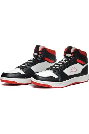 Kappa Sneakers alta, Unisex, Bianco, Poliuretanica, Walking, LOGO BASIL MD, Taglia: 41