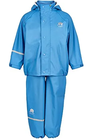 CeLaVi Zweiteiliger Regenanzug in Vielen Farben Giacca Impermeabile, (Blue 728), 122 (Taglia Unica: 120) Bambino