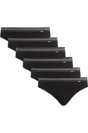 Dim Slip Eco in Cotone Stretch Uomo x6, Nero, XL