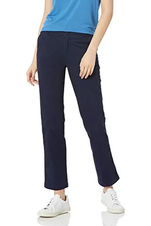 Amazon Pantaloni Chino Aderenti Elasticizzati Taglio Dritto Donna, , 52