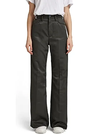 G-Star Donna Deck Ultra High Wide Leg Pants, (cloack D21365-C896-5812), 24W / 30L