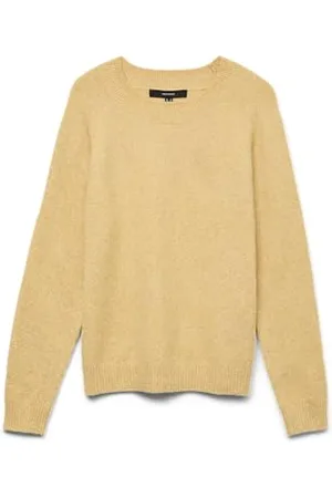 VERO MODA Vmdoffy LS O-Neck Blouse Ga Noos Maglione Lavorato a Maglia, , S Donna