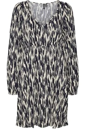VERO MODA Vmeasy Joy L/S Short Dress Wvn Ga Vestito, , M Donna