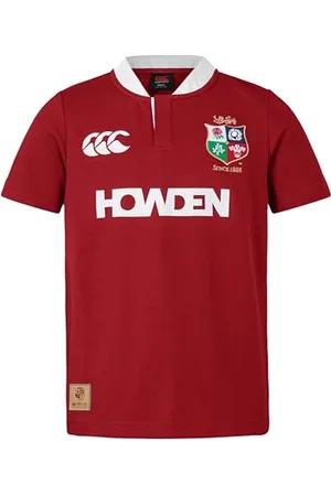 Canterbury British And Irish Lions SS Classic Camicia, Dahlia Rossa, XXL Unisex-Adulto