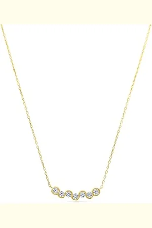 MONTEVERDI MONJ-NL0307 - Collana da donna in argento sterling 925 rodiato, lunghezza 45 cm, Eine Grösse, Argento sterling, Nessuna pietra preziosa