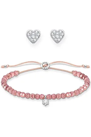 Thomas Sabo Sabo SET0603-401-9-L20v - Set di gioielli da donna in Sterling 925, 20 cm, sterling, Zirconia cubica