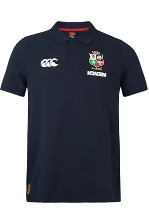 Canterbury Lions Britannici e irlandesi Pique Camicia, Zaffiro Scuro, S Uomo