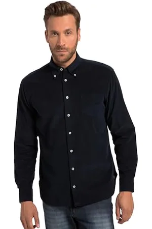 JP 1880 Camicia a Maniche Lunghe, Colletto Buttondown, vestibilità Moderna, Fino a 8 XL, , XXXXL Uomo