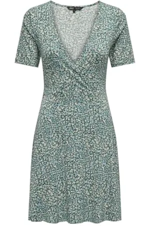ONLY Onlverona S/S Short Dress Jrs Noos Abito Estivo, , XXS Donna