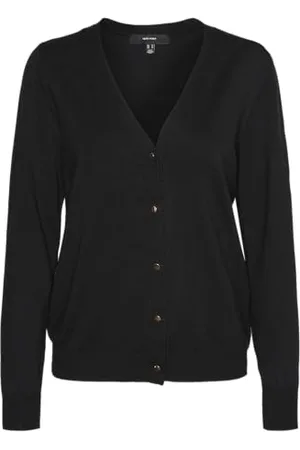 VERO MODA Vmsilje Ga Noos-Cardigan con Scollo a V Maglione, , S Donna