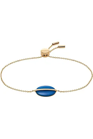 Skagen Bracciale Da Donna In Vetro Di Mare, Lunghezza: 216 mm, Larghezza: 10,5 mm Bracciale In Acciaio Inossidabile Dorato, SKJ1576710