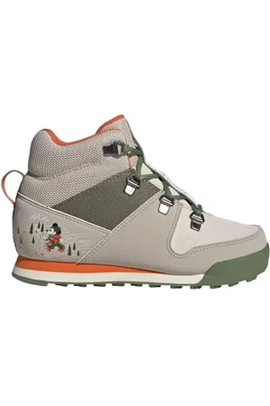 adidas Terrex Disney Snowpitch Cold.RDY Winter Shoes, Scarpe da Trekking, Wonder Beige/Olive Strata/Orange, 31 EU