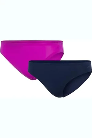 adidas Bikini (2PK) -Sport Active Light Flex-Packaged Panties Intimo, Assorted_4A0304, S Donna