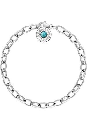Thomas Sabo Bracciale con Charm da Donna Argento X0229-404-17-L19.5