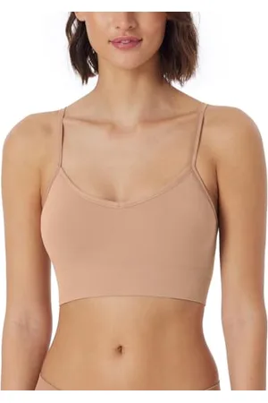 Schiesser Bustino con Cuscinetti Rimovibili, Casual, Senza Cuciture Reggiseno Sportivo, , L Donna