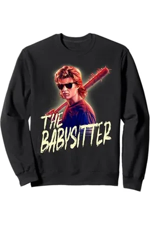 Stranger Things Netflix Steve The Babysitter Portrait Felpa