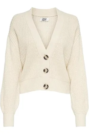 JDY JUSTY L/S Short Cardigan Knt Noos Maglione, , L Donna