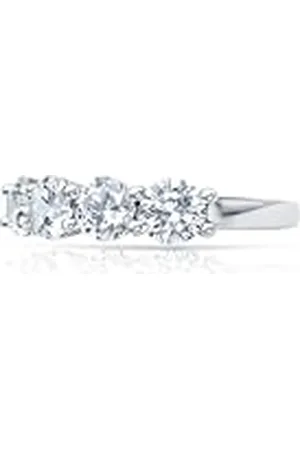 MONTEVERDI MONJ-RG0263 - Anello da donna in sterling 925 rodiato con zirconi, sterling, Nessuna pietra preziosa