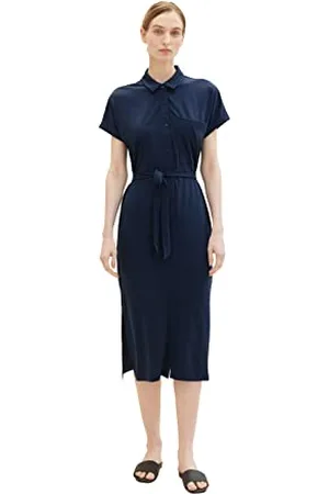 TOM TAILOR 1036649 Vestito, 11758-Midnight Sail, 36 Donna